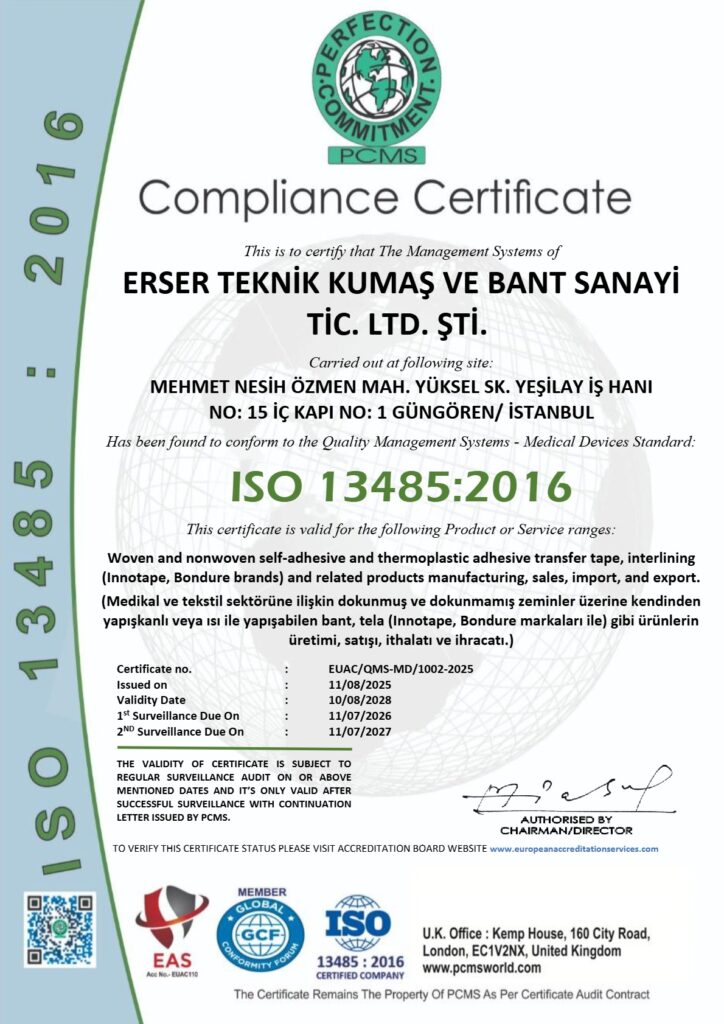 ISO 13485:2016 – Quality Management Systems (Medical Devices) Certification